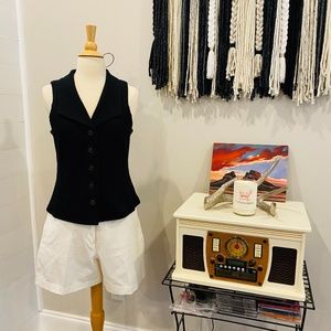 Black Collared Anthropologie Top (ETT TWA)